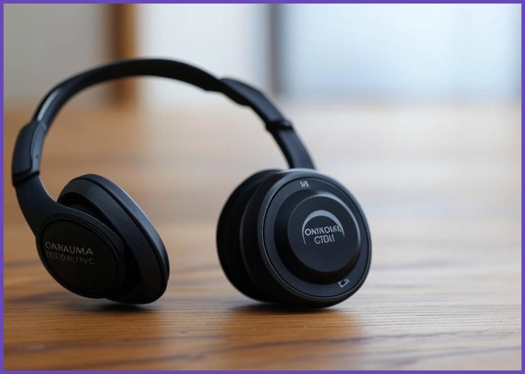 ONIKUMA 블루투스 헤드셋 Pro ANC 노이즈 캔슬링 HIFI 무선 헤드폰 Bluetooth 5.4, GT811, 블랙