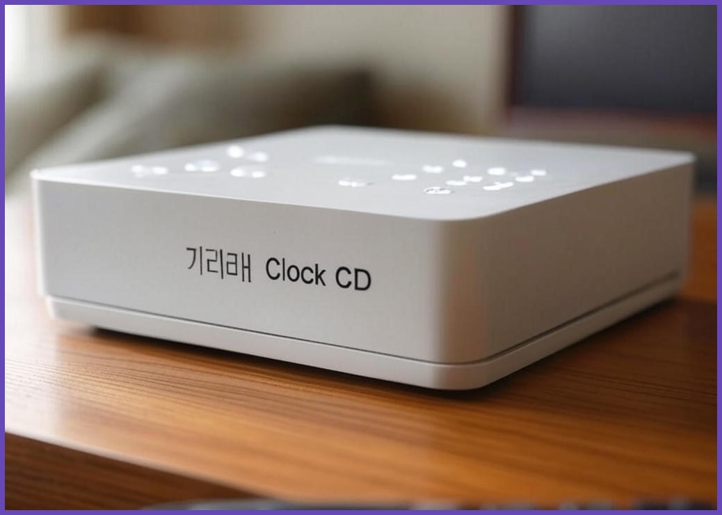 아이리버 Clock CD플레이어, IAB60, White